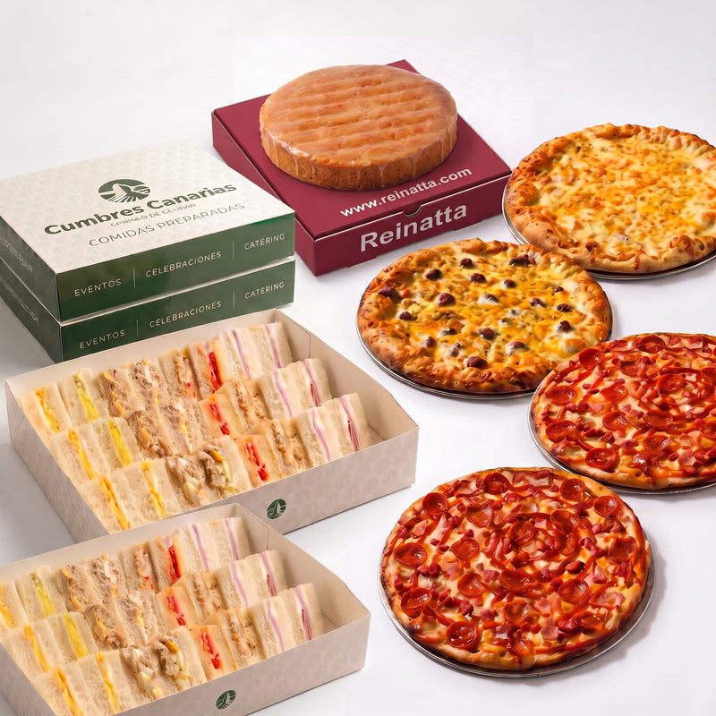 Combo 10 Personas + Torta