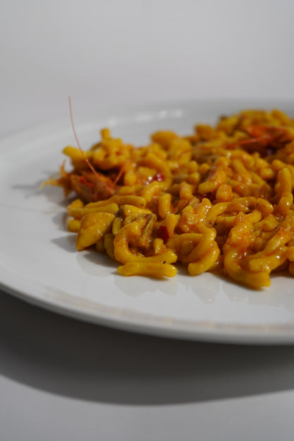 Fideuá de pescado y marisco