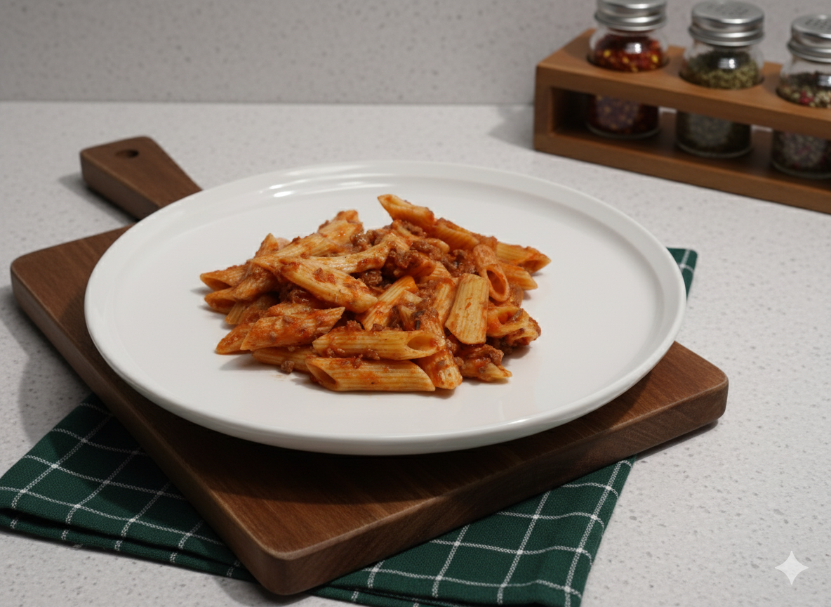 Macarrones a la boloñesa