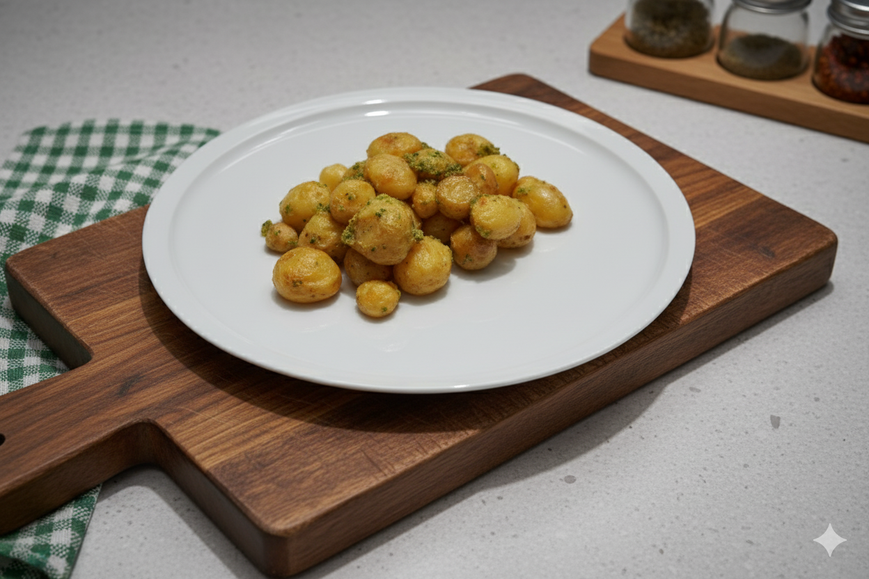 Papas de pollo