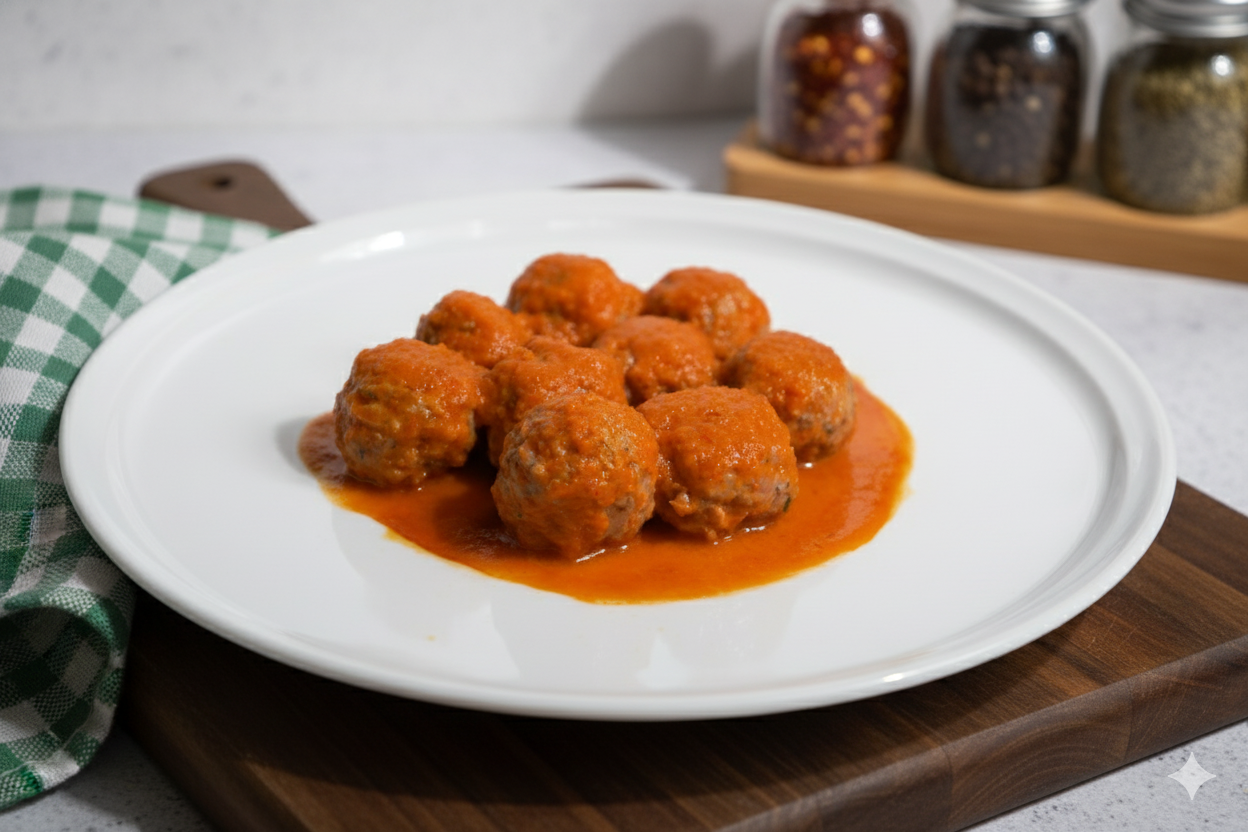 Albóndigas en salsa casera