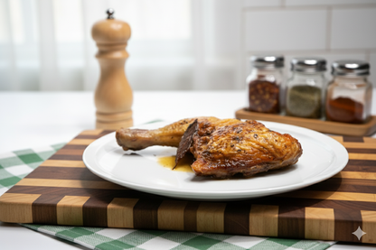 Muslos de pollo asado