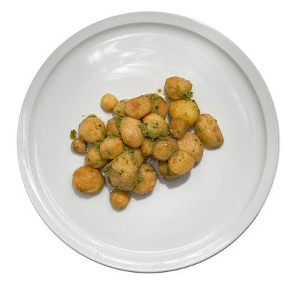 Papas de pollo