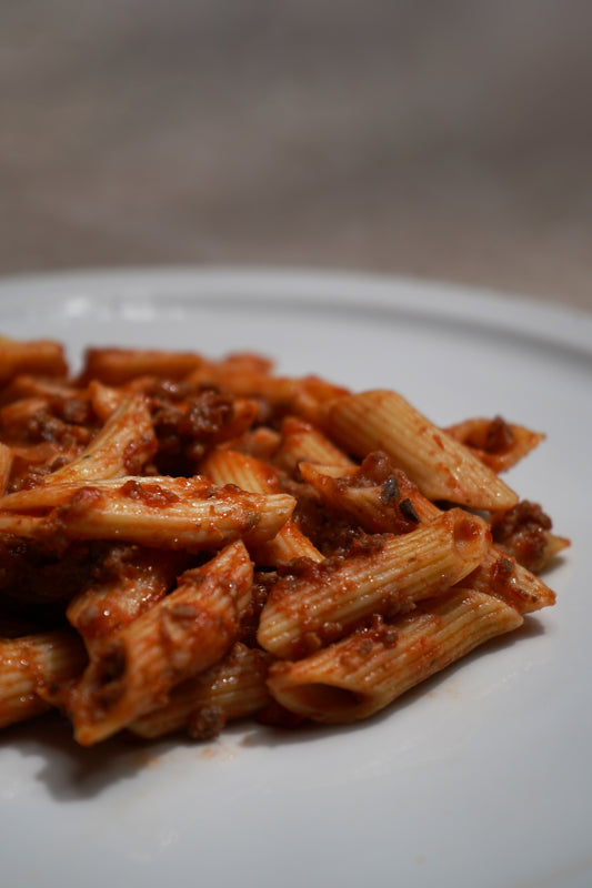 Macarrones a la boloñesa