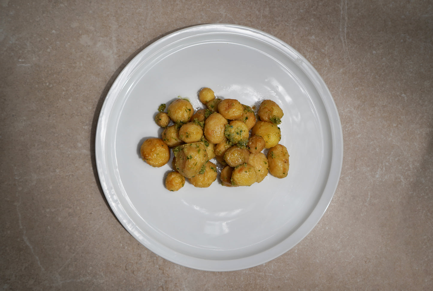Papas de pollo