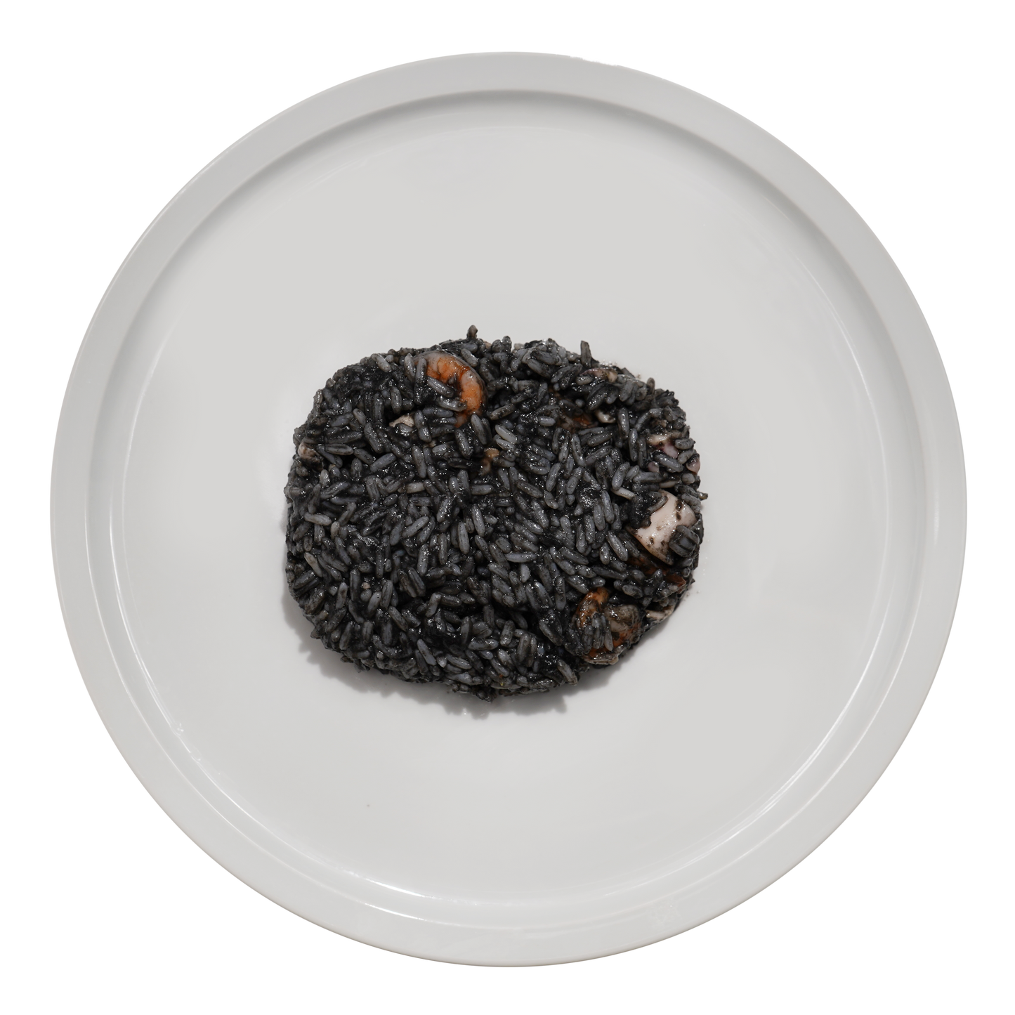 Arroz negro con chipirón y gambas